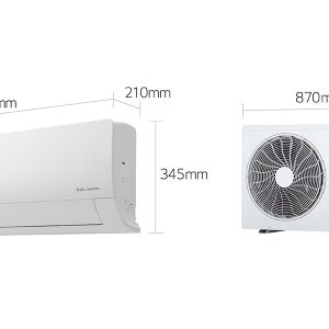 LG DUALCOOL Inverter Airconditioner S4-Q12JA3QG 1.5HP - 1 HP