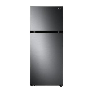 LG Double door Refridgerator. - 375L, Platinum silver